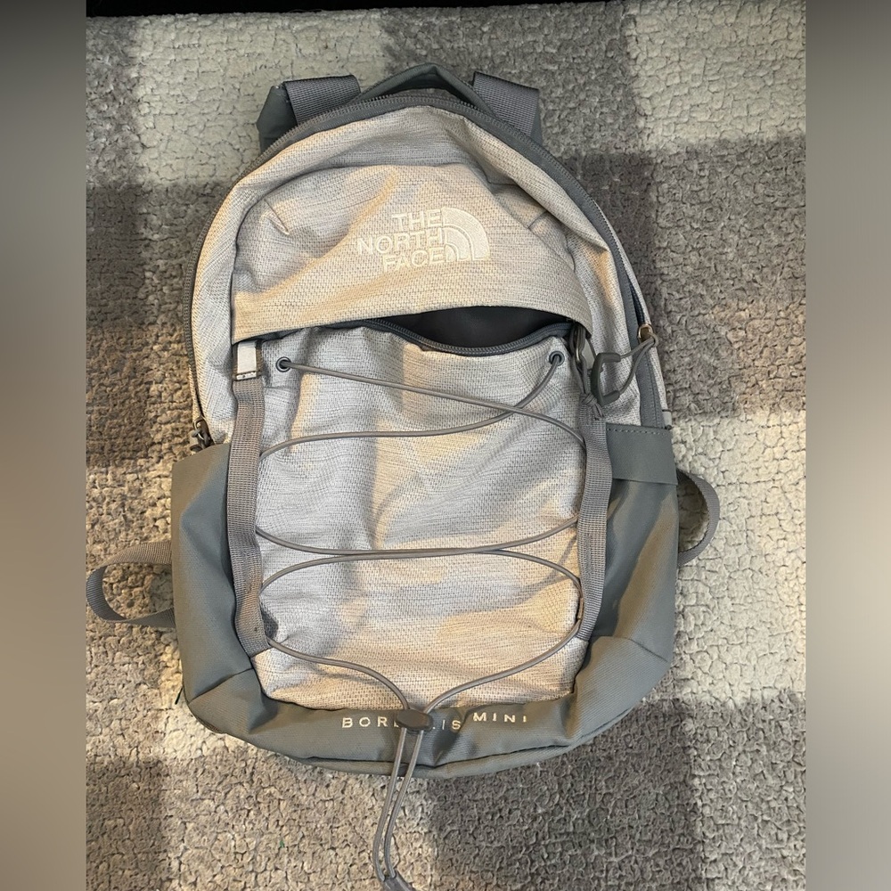 North Face Mini Borealis Backpack in Grey